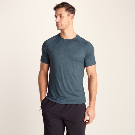 Fraser Mens Performance T-Shirt - Summer Sky