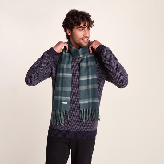Hayner Woven Scarf - Dark Indigo
