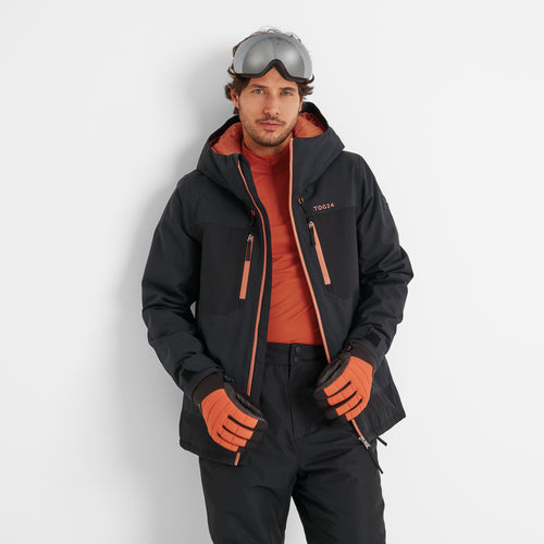 Nitehawk Mens Ski Jacket Black TOG24