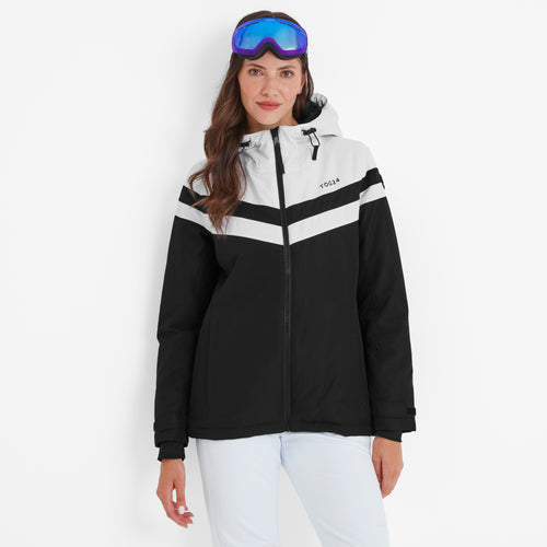 Panorama Womens Ski Jacket Black/Optic White TOG24