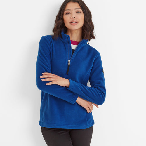 Revive Womens Quarter Zip Fleece Royal Blue TOG24