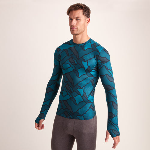 TOG24 Snowdon Men's Zip Neck Base Layer, Stylish Ultra Warm