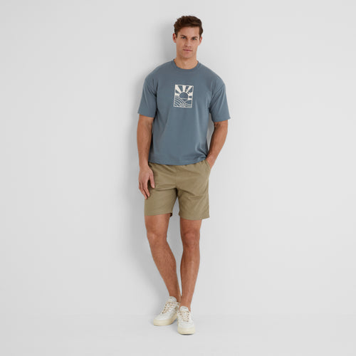 T-shirt Homme TOG24 - Bleu - Imprimé Graphique - 100% Coton - Taille L