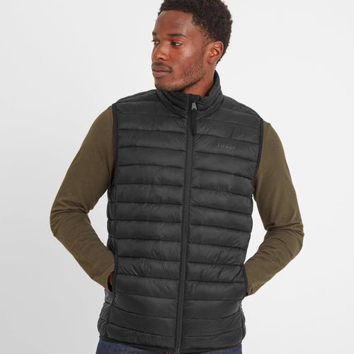 Gibson Mens Lightweight Padded Black Gilet TOG24