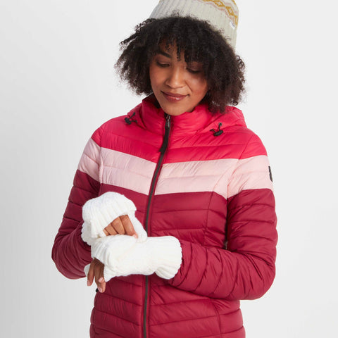 Britton Lined Mittens Off White