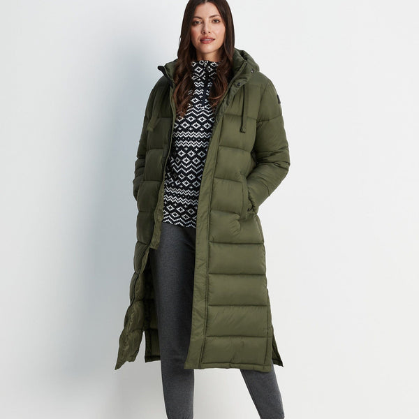 Neutral Longline Quilted Padded Coat (3-16yrs)