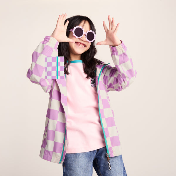 Cohampshire Kids Shaun the Sheep Waterproof Jacket - Lilac Haze