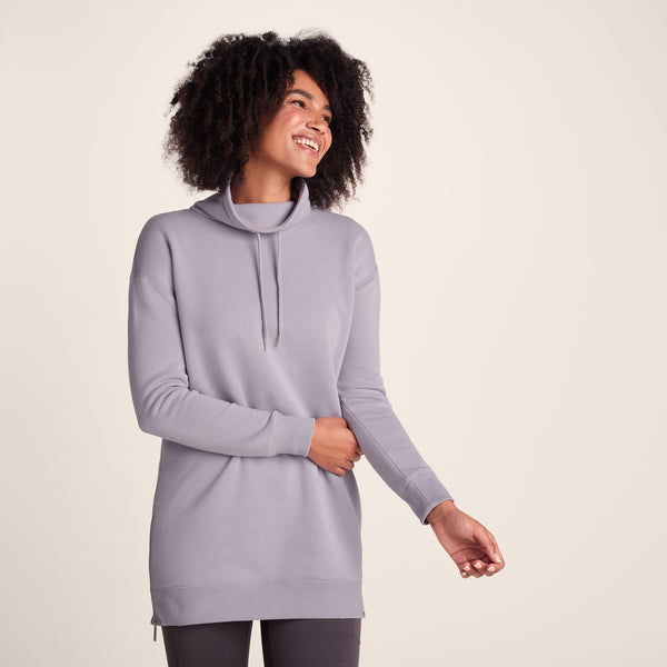 Drakeford Womens Supersoft Longline Sweat - Lavender Grey – TOG24
