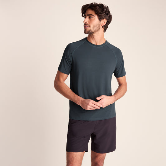 Maddox Mens Short Sleeve Performance T-Shirt - Aegean Teal