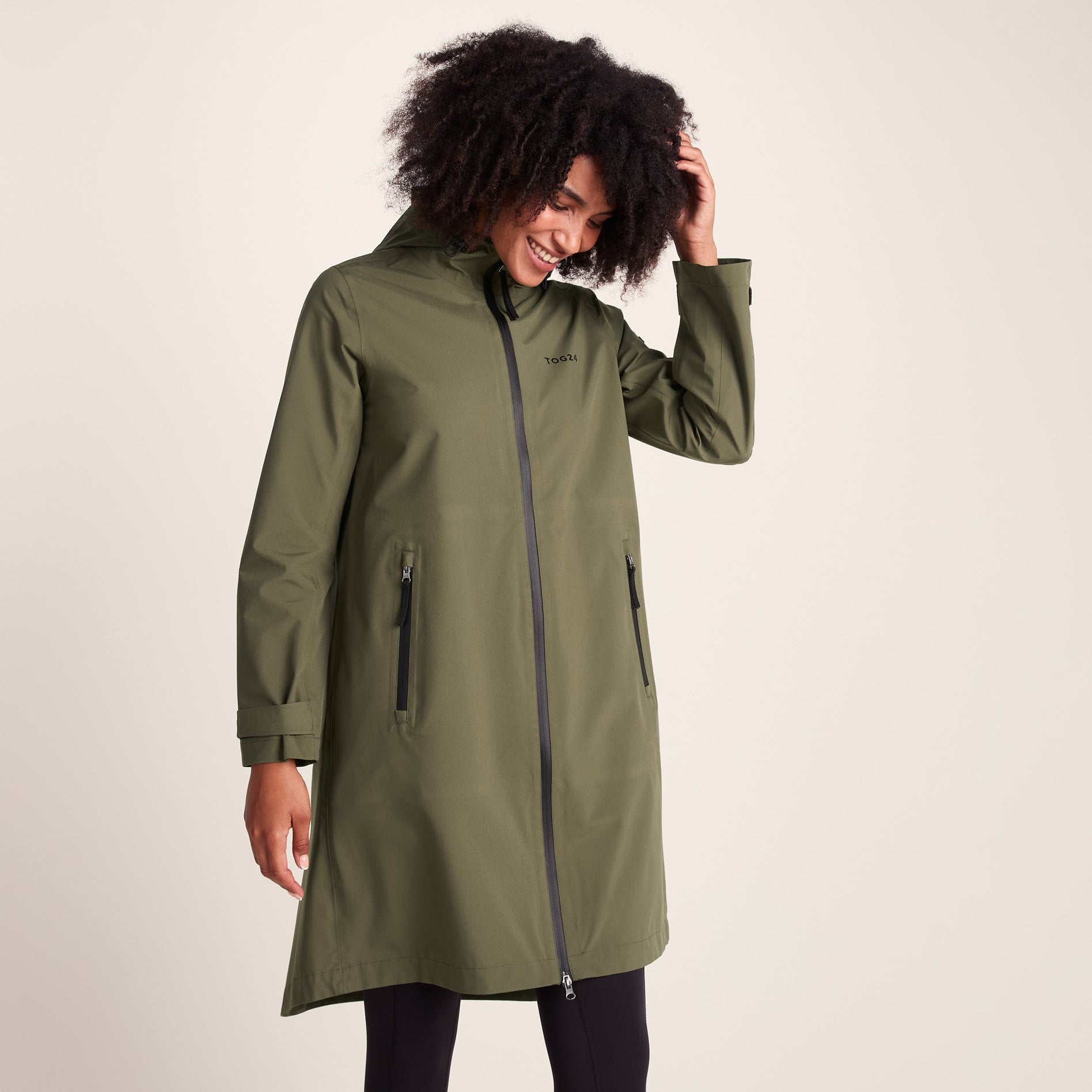 Nova Womens Waterproof Jacket - Khaki – TOG24