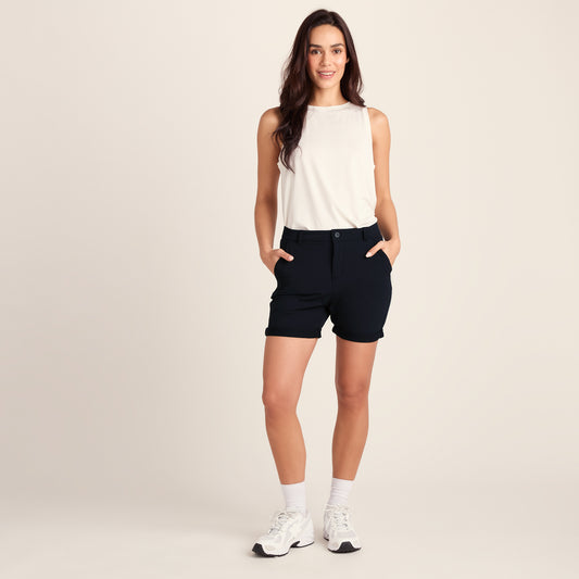 Path Womens Performance Shorts - Black