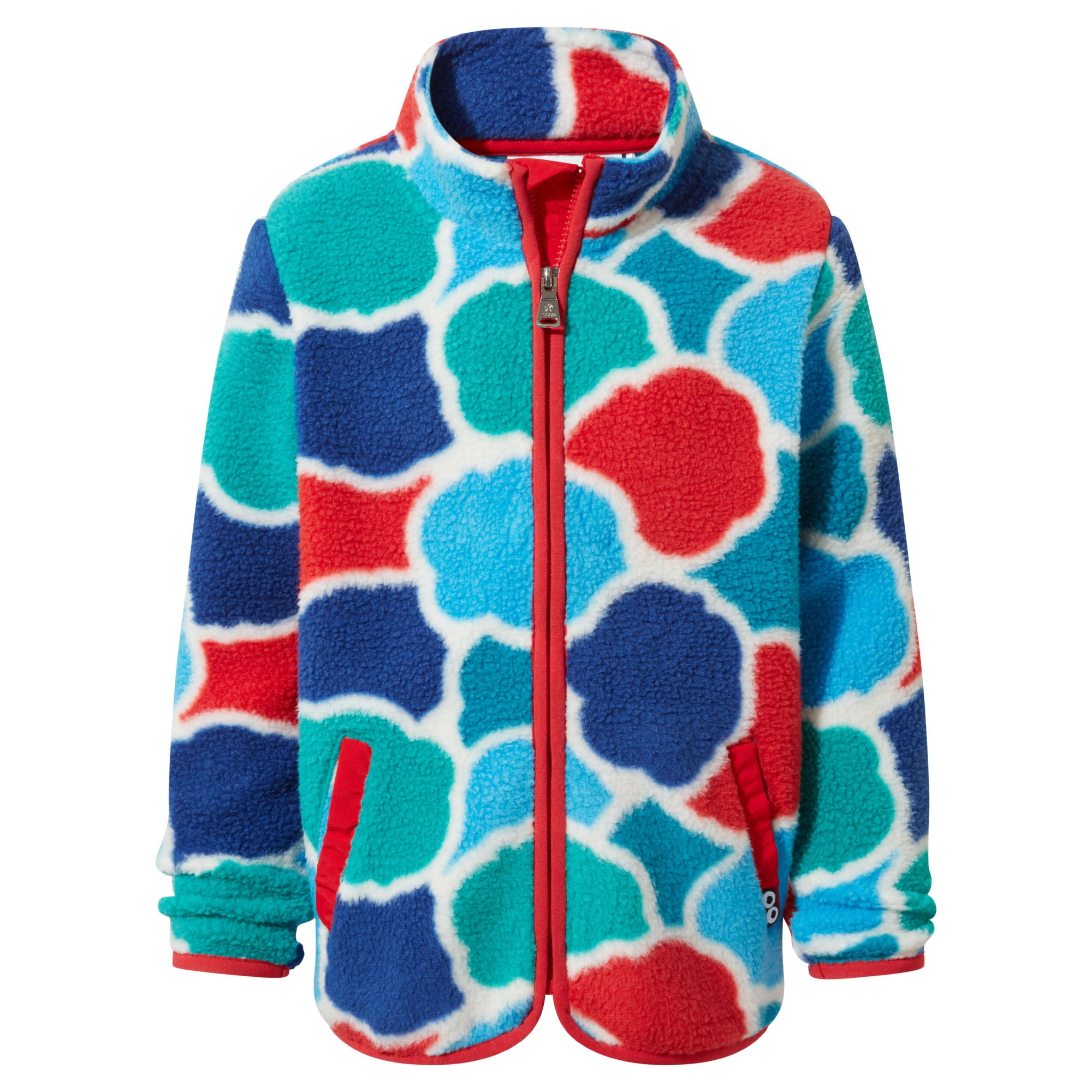 Sardi Kids Shaun the Sheep Sherpa Jacket Space Blue Sheep Print