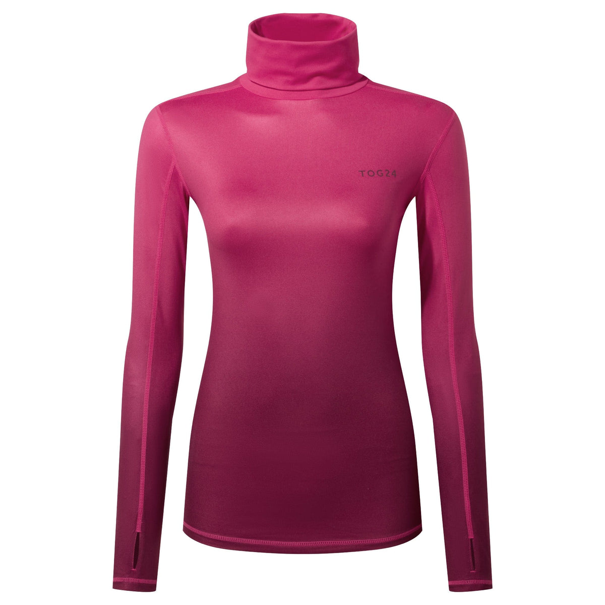 Snowdon Thermal Roll Neck Base Layer Raspberry Gradient