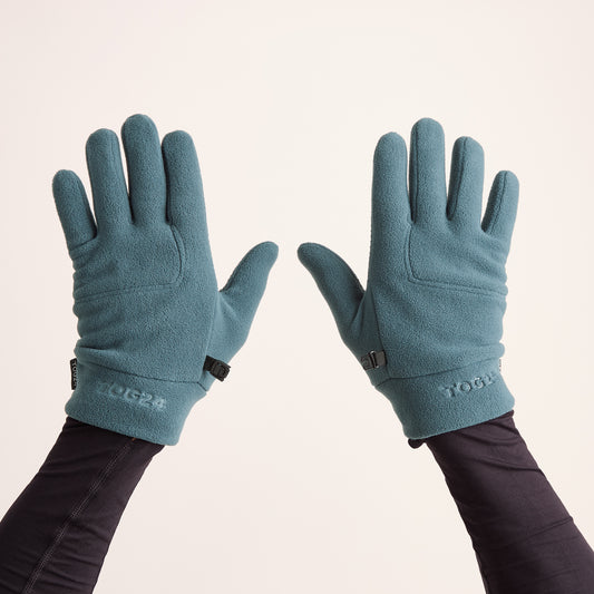 Stride Microfleece Gloves - Dark Turquoise