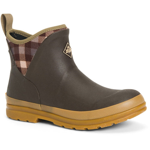Muck Boots Originals Ankle Wellingtons - Brown/Plaid/Gum – TOG24
