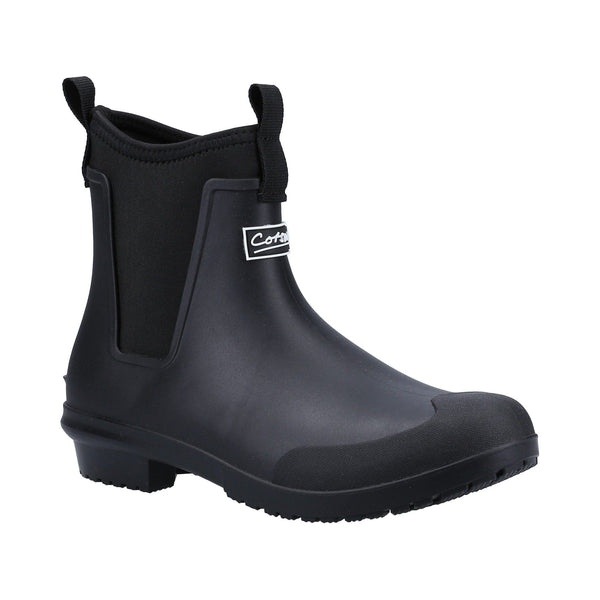 Cotswold Women's Longleat Galoshes - Navy Waterproof Fleece-Lined Snow Boots With Side Zip (UK Size 5) - View #3