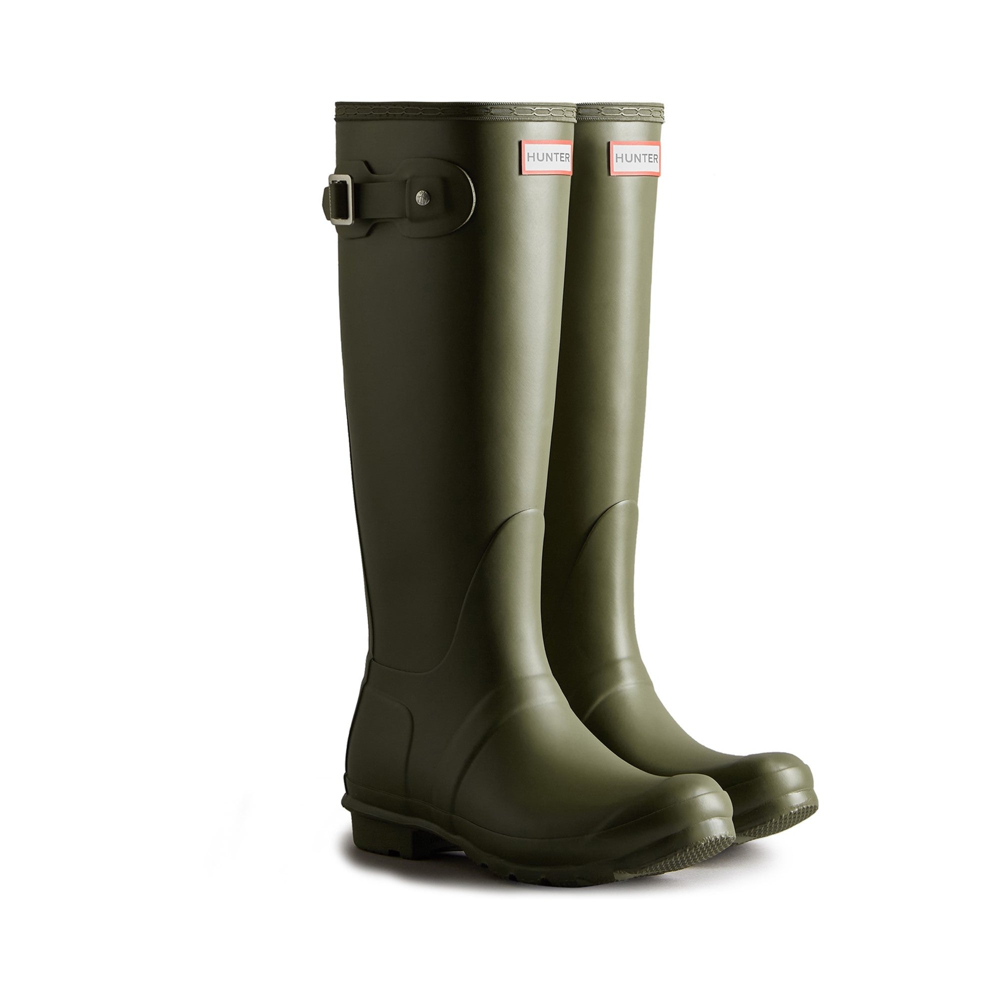 Hunter Original Tall Wellington Boots Womens Dark Olive – TOG24