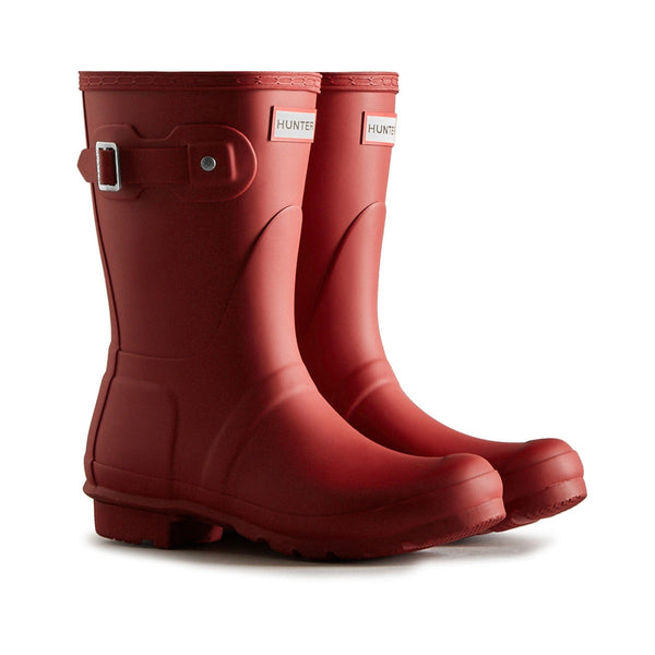 Hunter Original Short Womens Wellington Boots Red – TOG24