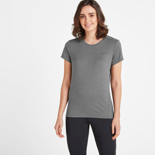 Barton Womens Tech T-Shirt - Dark Grey Marl – TOG24