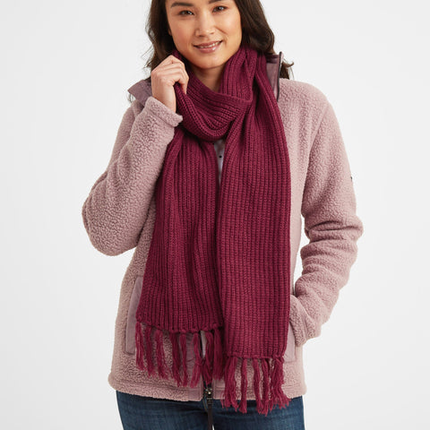 Burrell Scarf Raspberry