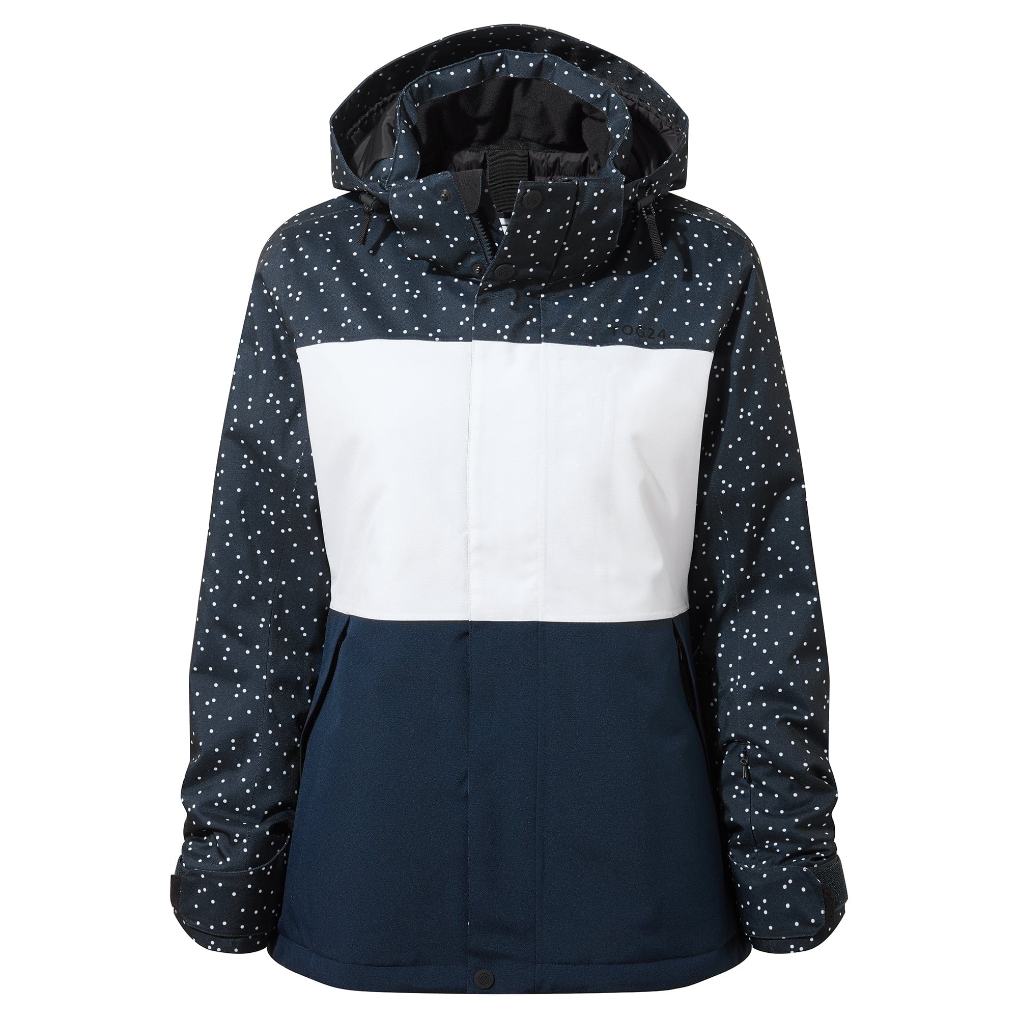 Cinder Ski Jacket Dark Confetti Print Dark