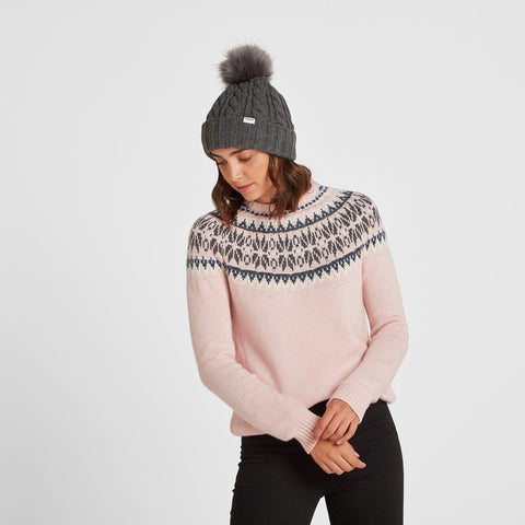Leedon Knit Hat Dark Grey Marl