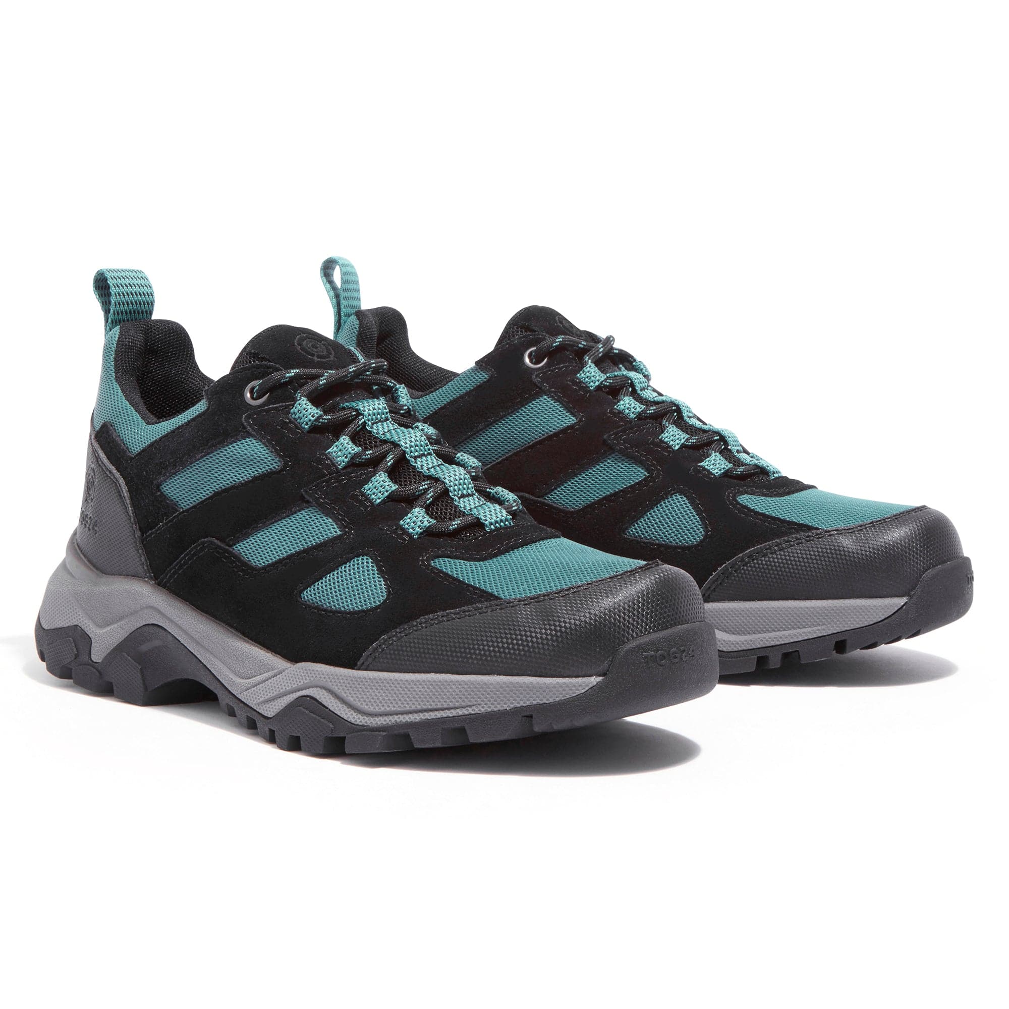 Mesa Low Walking Shoe Black Teal