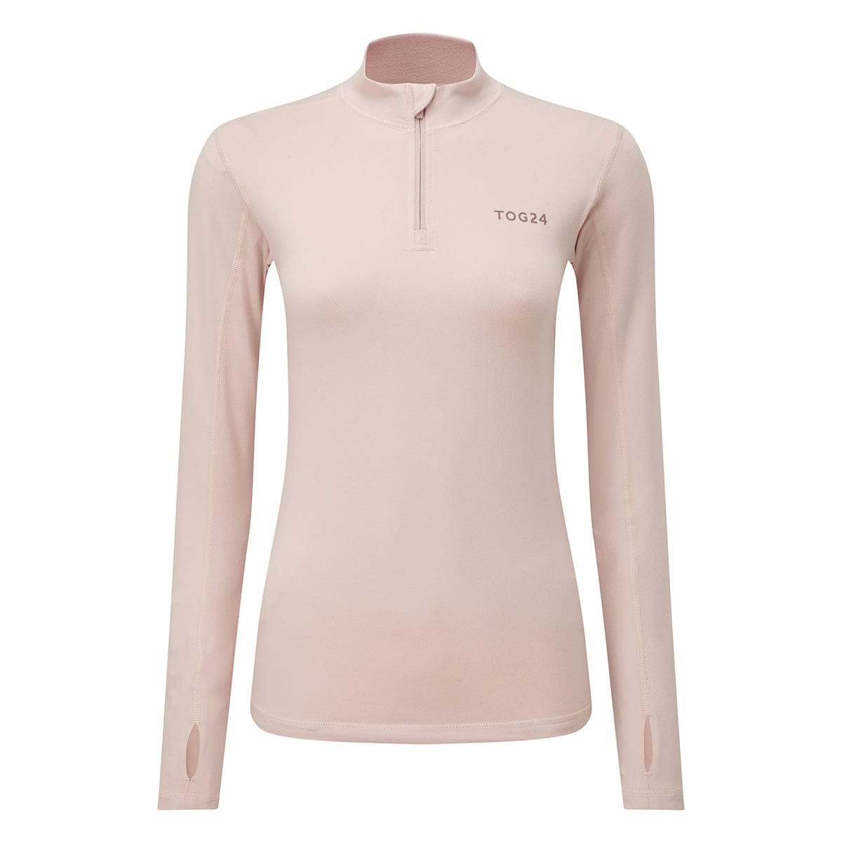 Snowdon Thermal Base Layer Quarter Zip Rose Pink