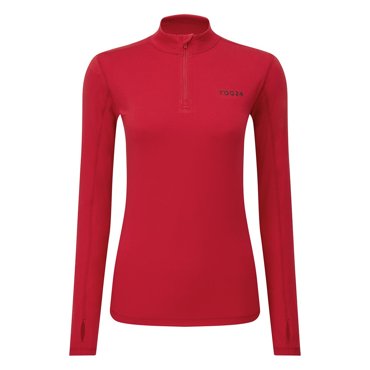 Snowdon Thermal Base Layer Quarter Zip Rouge
