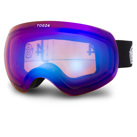 Megeve Cat 2 Lens Goggles Matt Black Orange